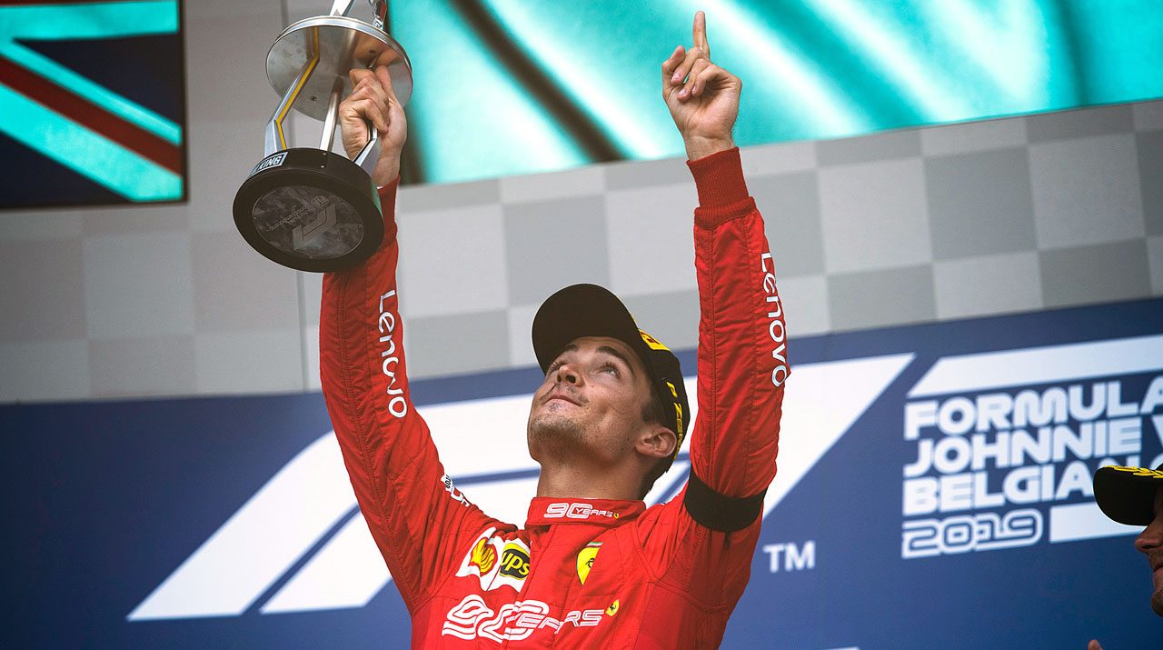 Charles Leclerc Belgia 2019