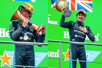 Podium Kemenangan Perdana Kimi Antonelli