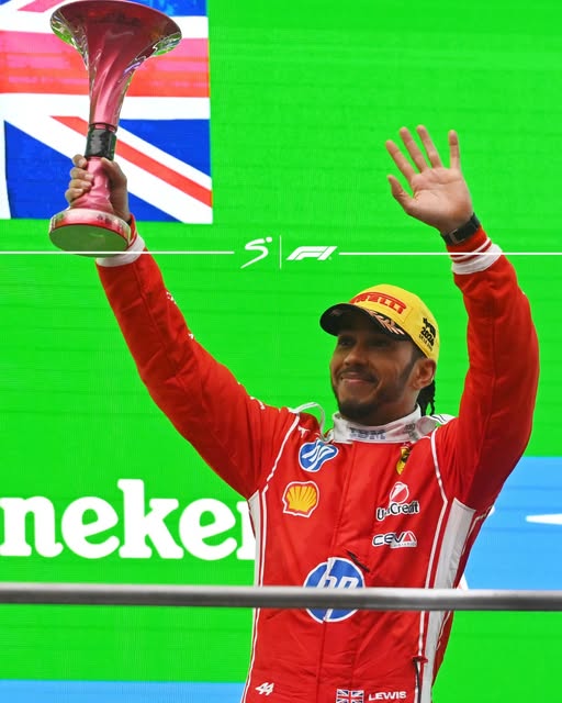 podium pertama ferrari hamilton